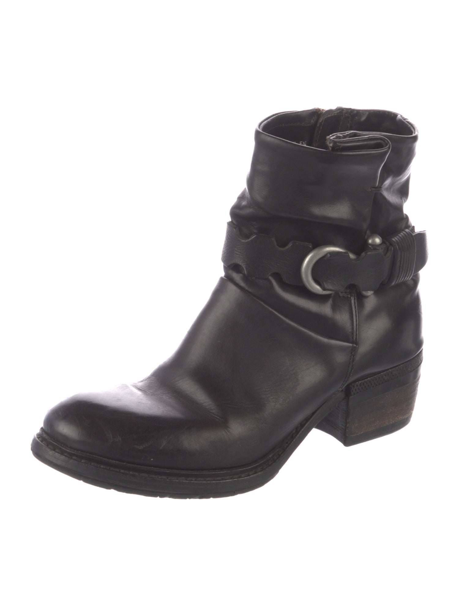 A.S. 98 Leather Moto Boots