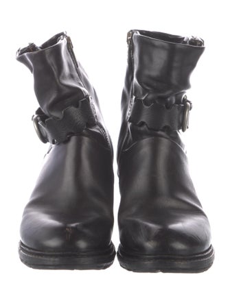 A.S. 98 Leather Moto Boots