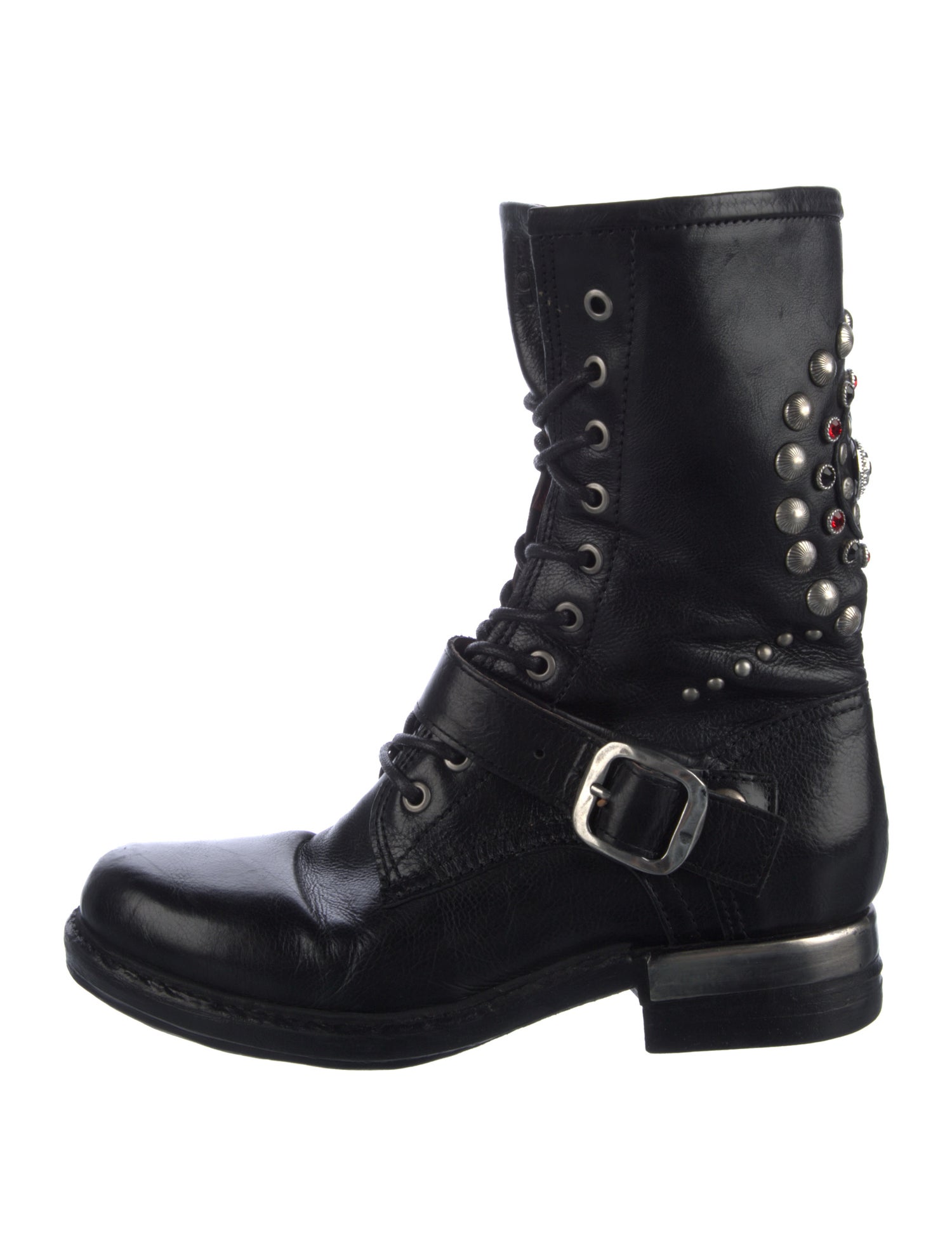 A.S. 98 Leather Combat Boots