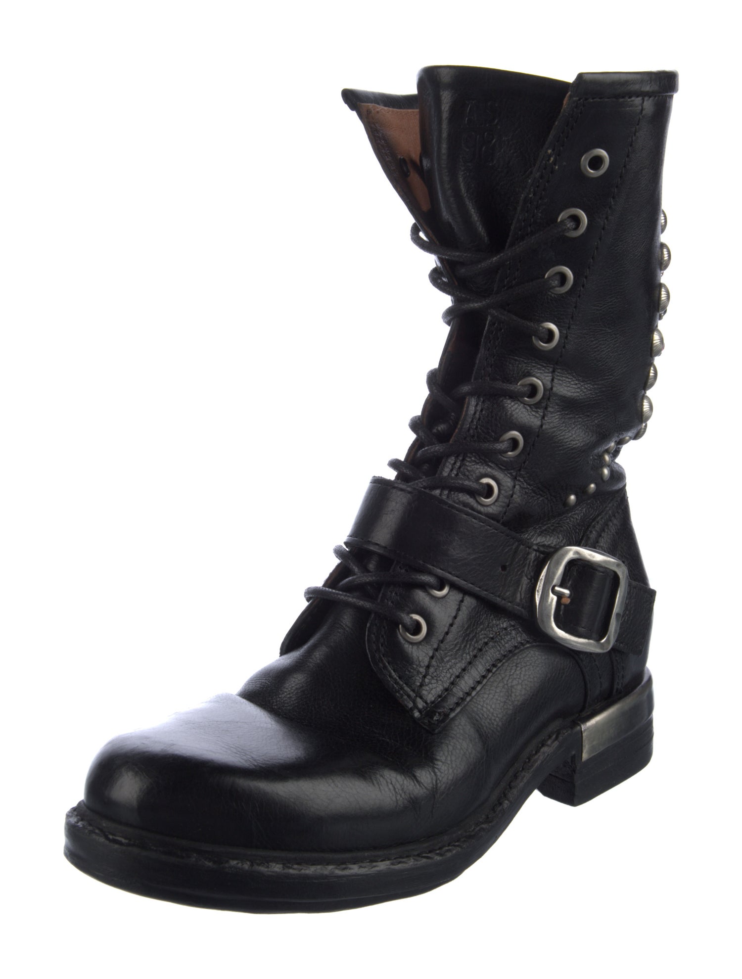 A.S. 98 Leather Combat Boots