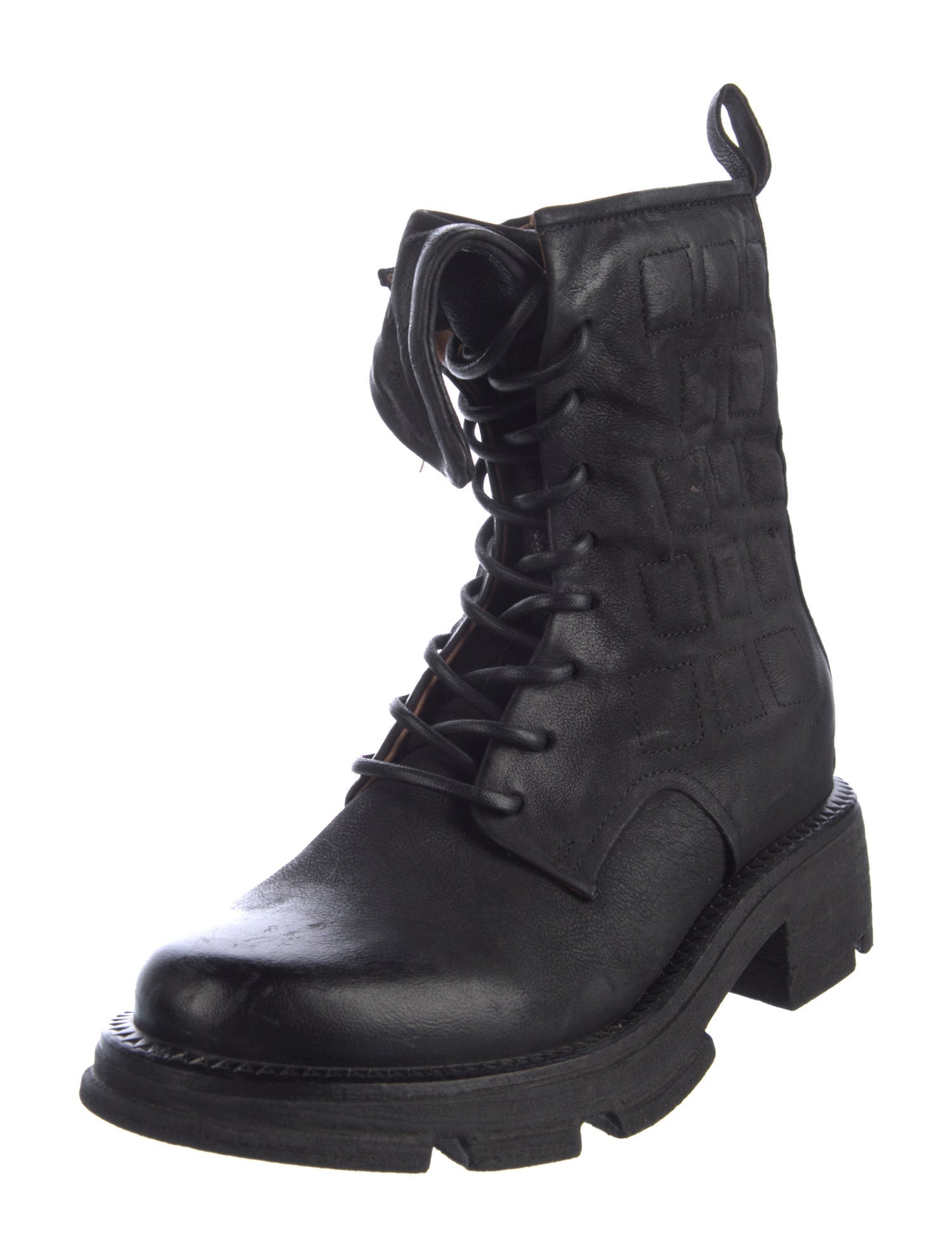 A.S. 98 Leather Combat Boots