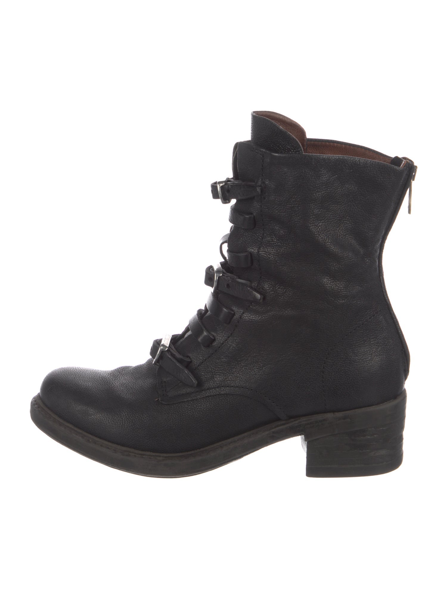 A.S. 98 Leather Combat Boots
