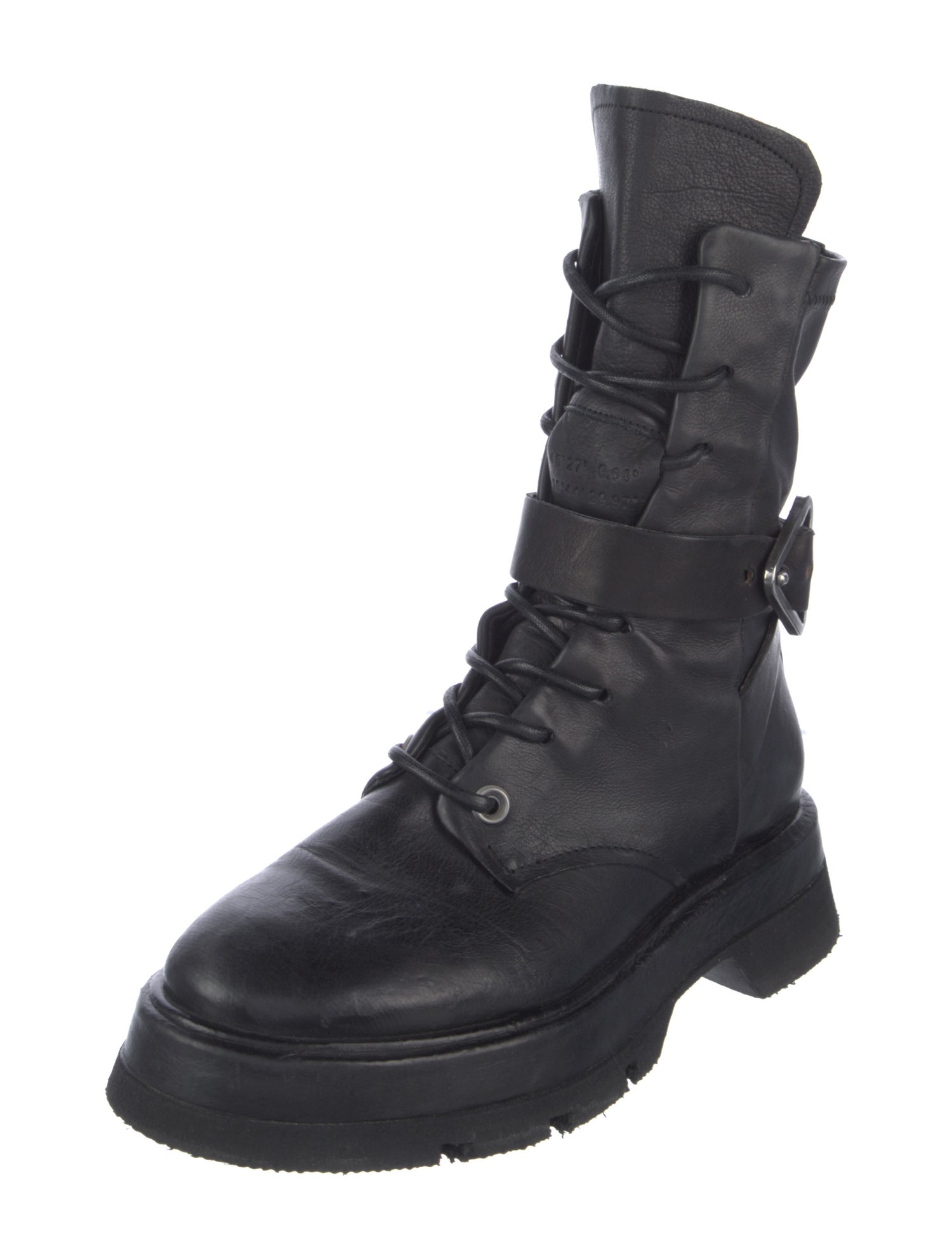 A.S. 98 Leather Combat Boots