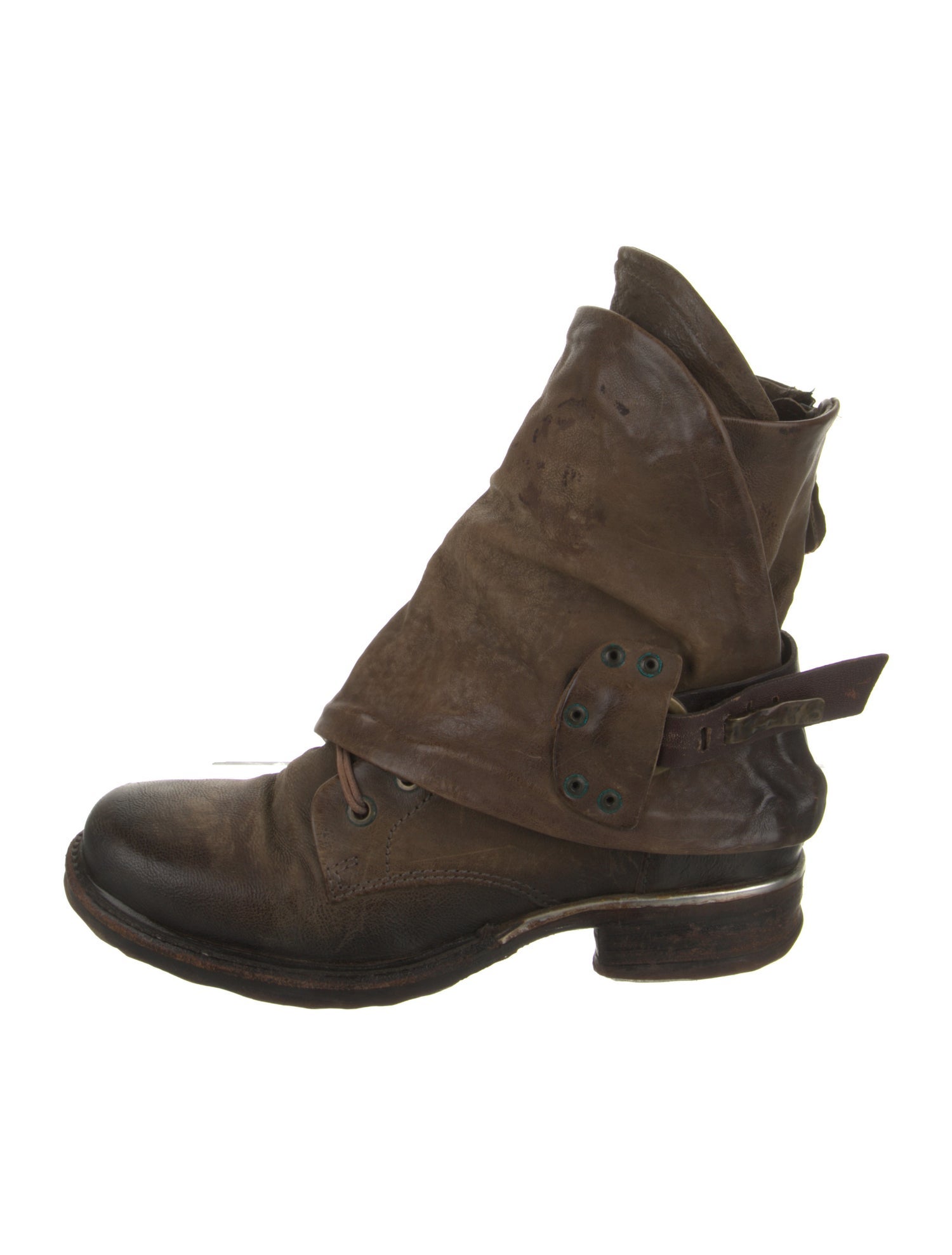 A.S. 98 Leather Combat Boots