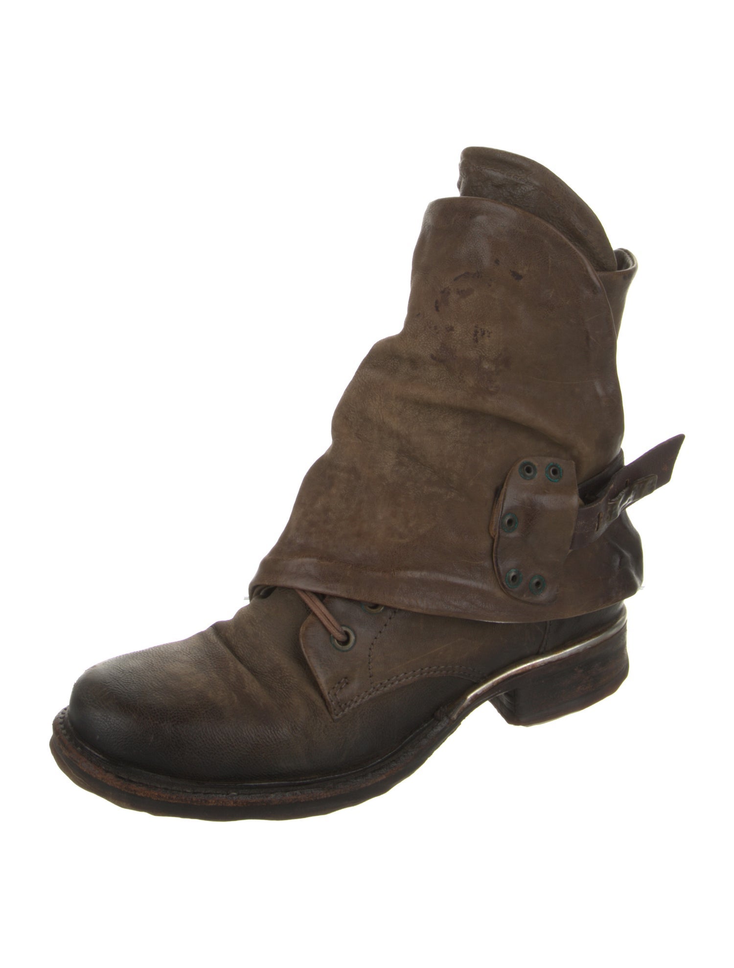 A.S. 98 Leather Combat Boots