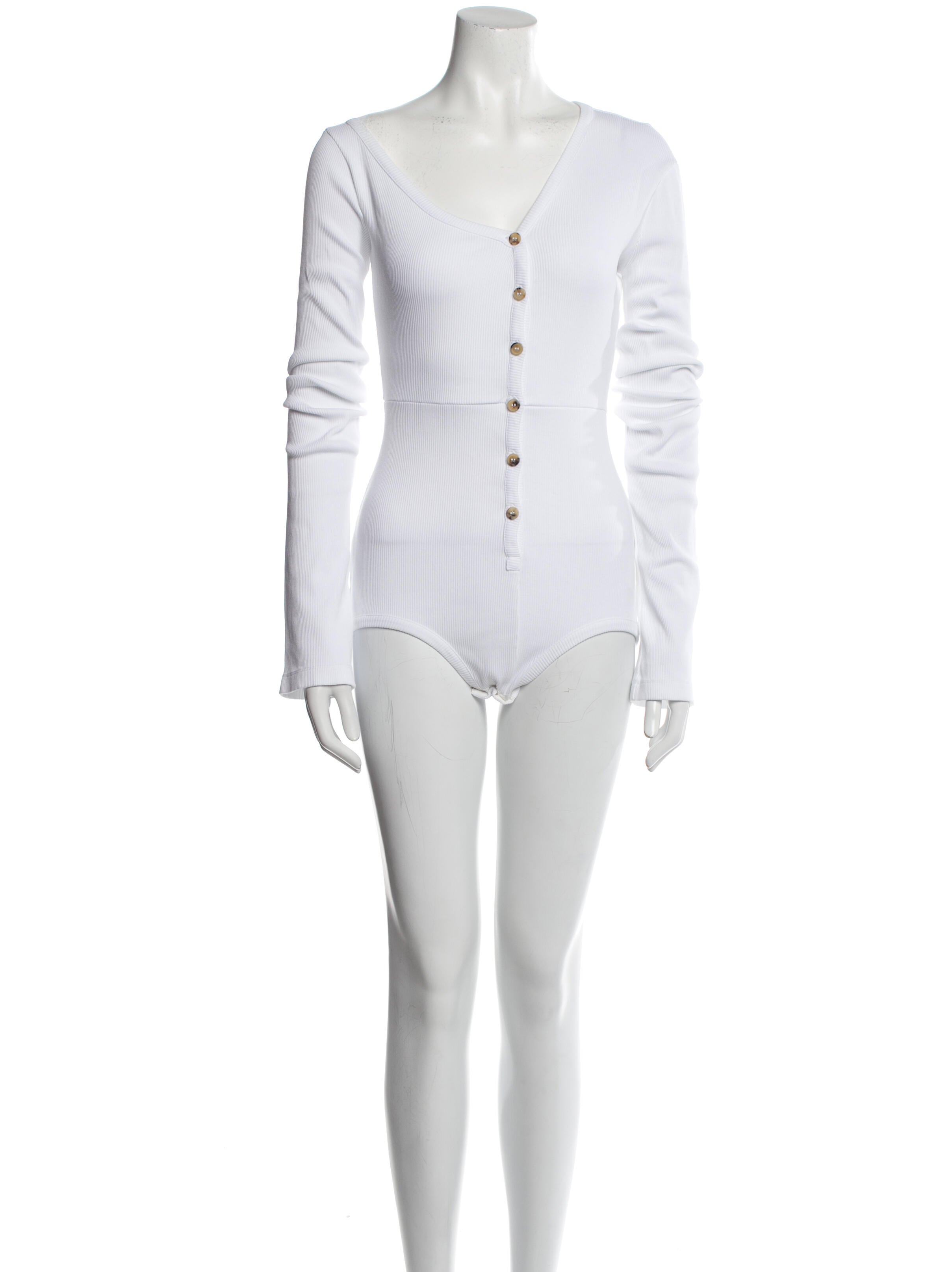 A.W.A.K.E. Mode V-Neck Long Sleeve Bodysuit w/ Tags