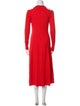 A.W.A.K.E. Mode Mock Neck Midi Length Dress