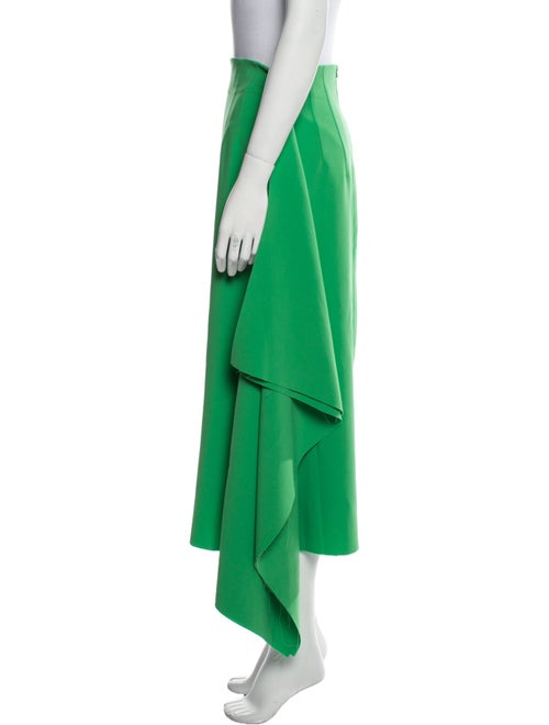 A.W.A.K.E. Mode Raw-Edge Trim Midi Length Skirt