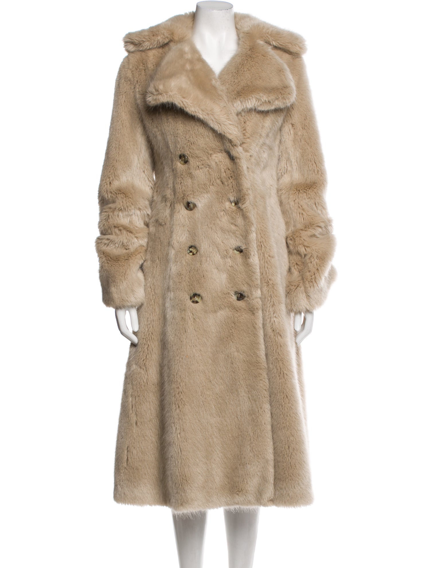 A.W.A.K.E. Mode Faux Fur Coat