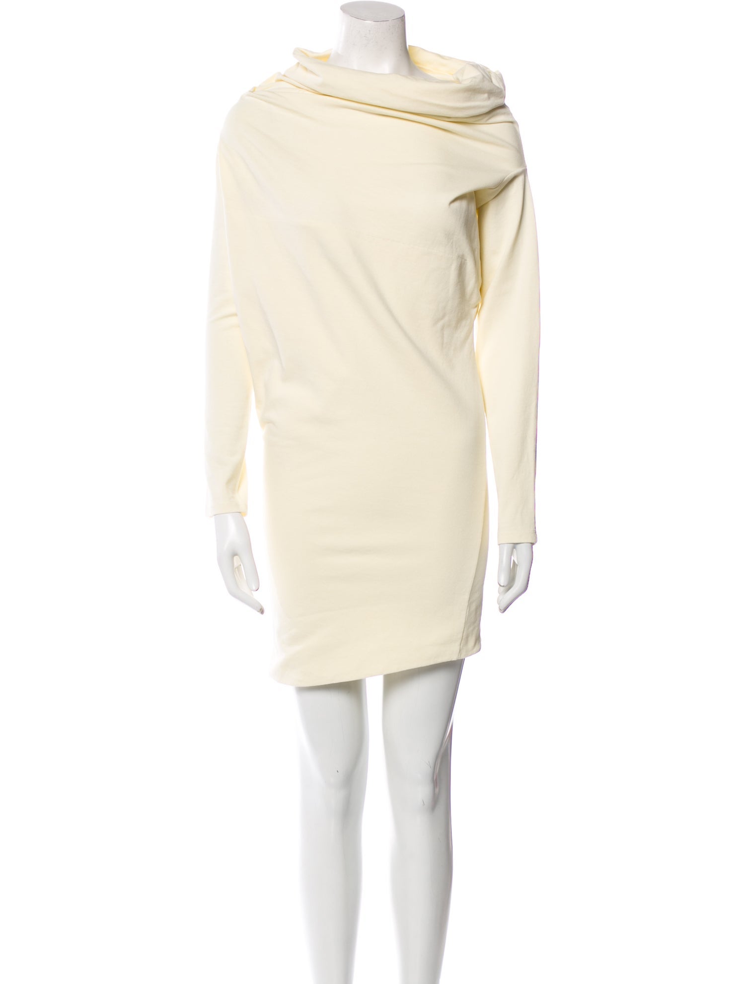 A.W.A.K.E. Mode Cowl Neck Mini Dress