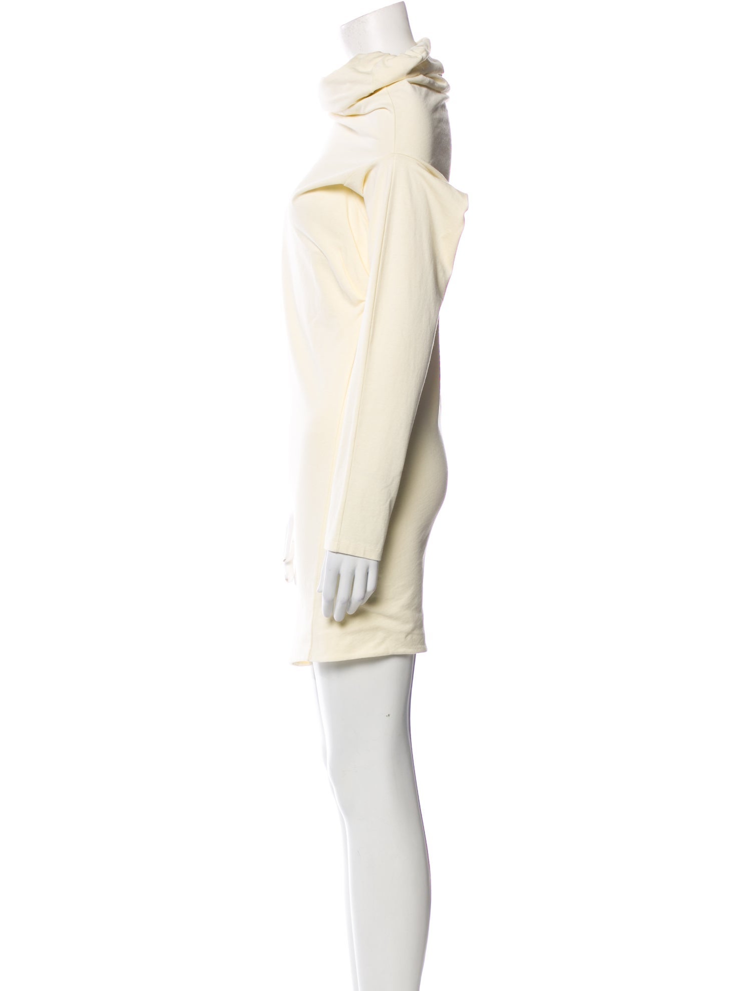 A.W.A.K.E. Mode Cowl Neck Mini Dress