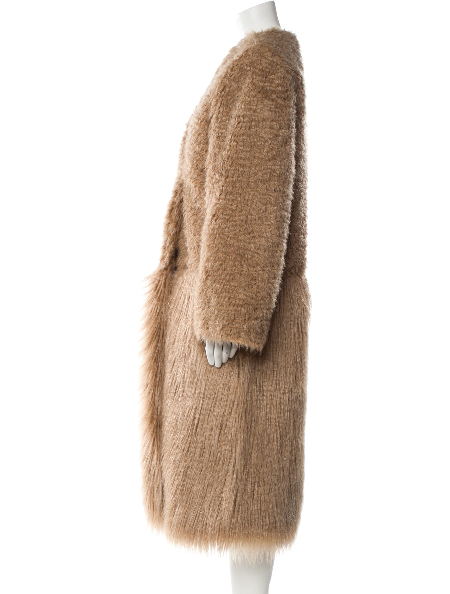 A.W.A.K.E. Mode Faux Fur Coat