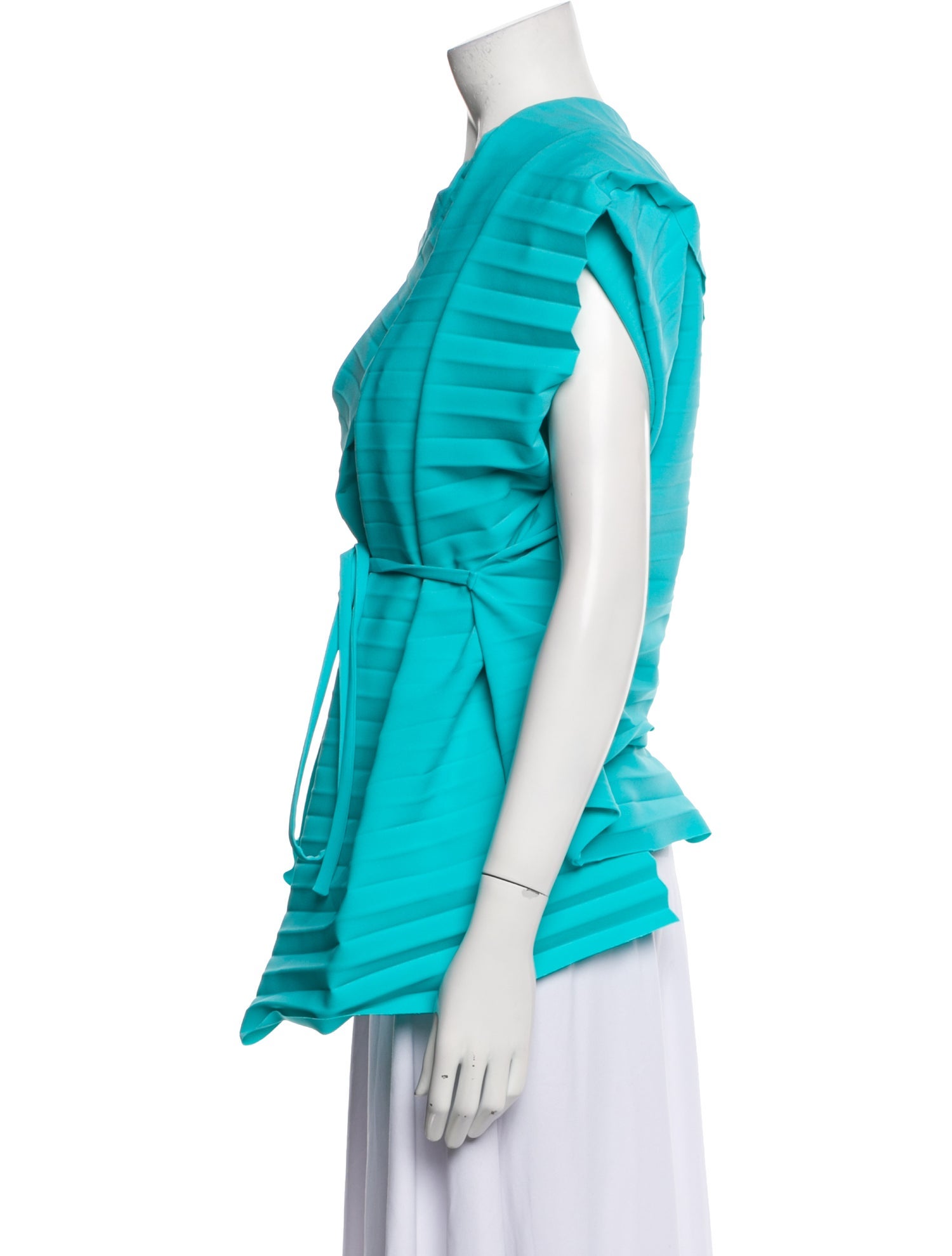 A.W.A.K.E. Mode One-Shoulder Short Sleeve Blouse w/ Tags