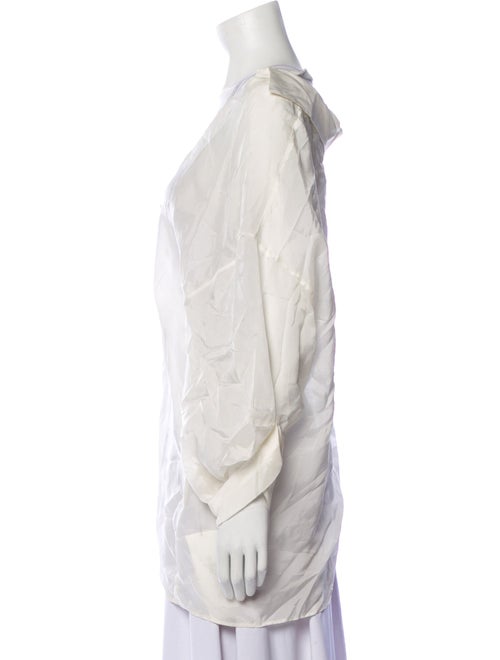 A.W.A.K.E. Mode V-Neck Long Sleeve Button-Up Top