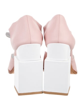 A.W.A.K.E. Mode Leather Slingback Sandals