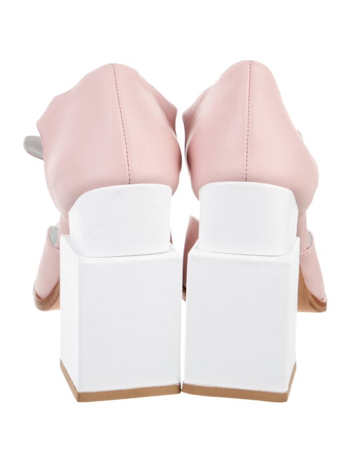 A.W.A.K.E. Mode Leather Slingback Sandals