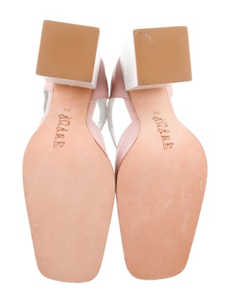 A.W.A.K.E. Mode Leather Slingback Sandals