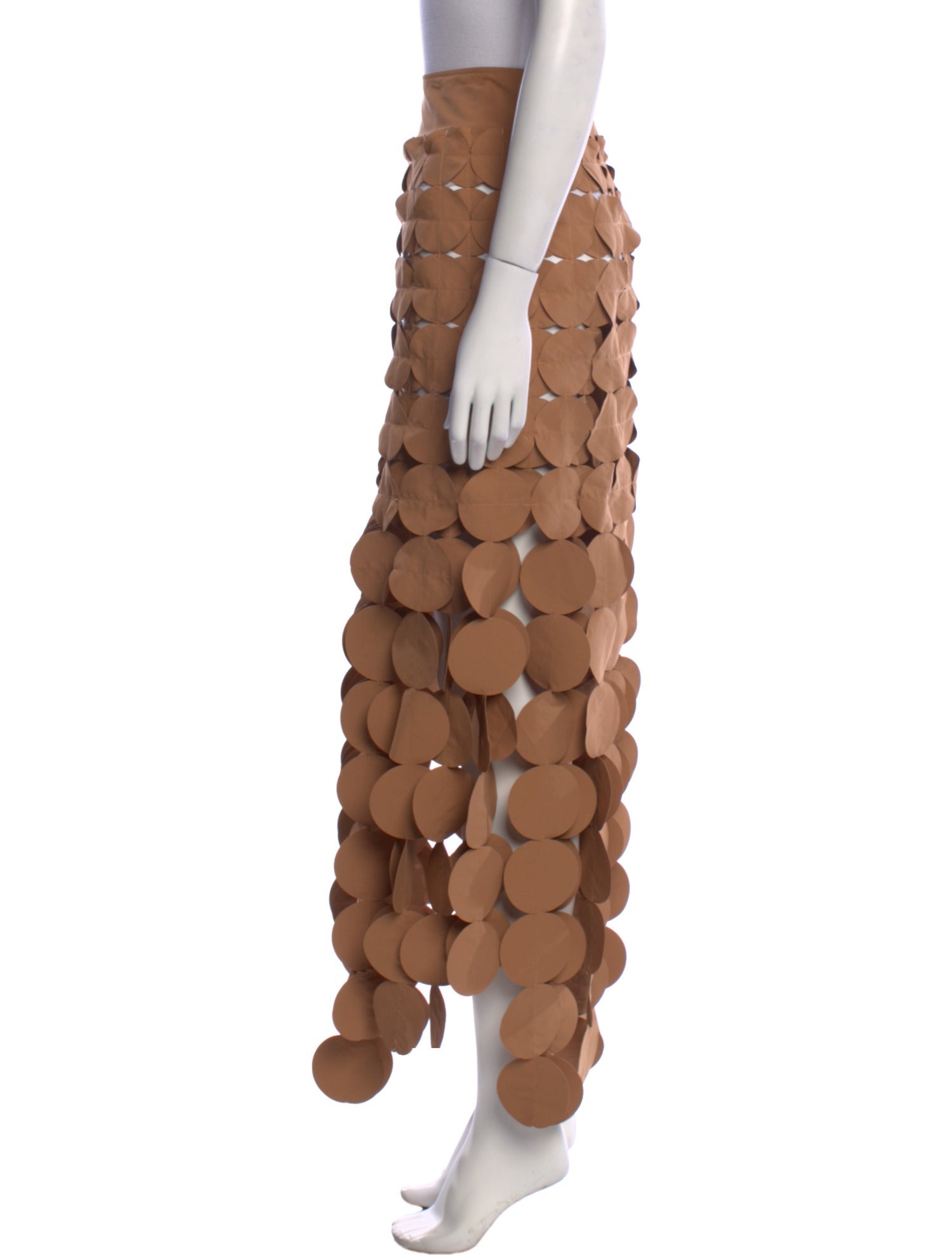A.W.A.K.E. Mode Cutout Accent Long Skirt