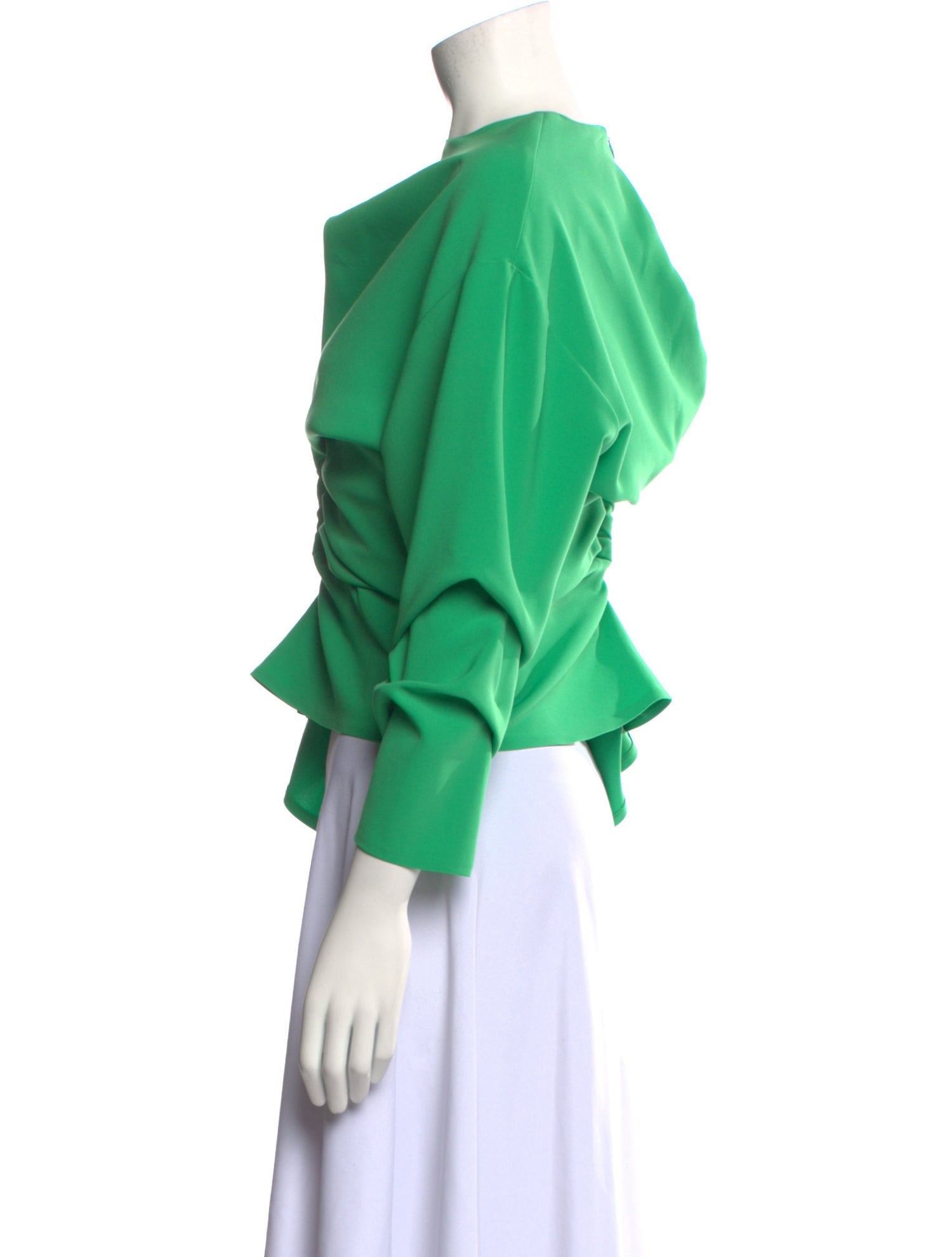 A.W.A.K.E. Mode Crew Neck Three-Quarter Sleeve Blouse