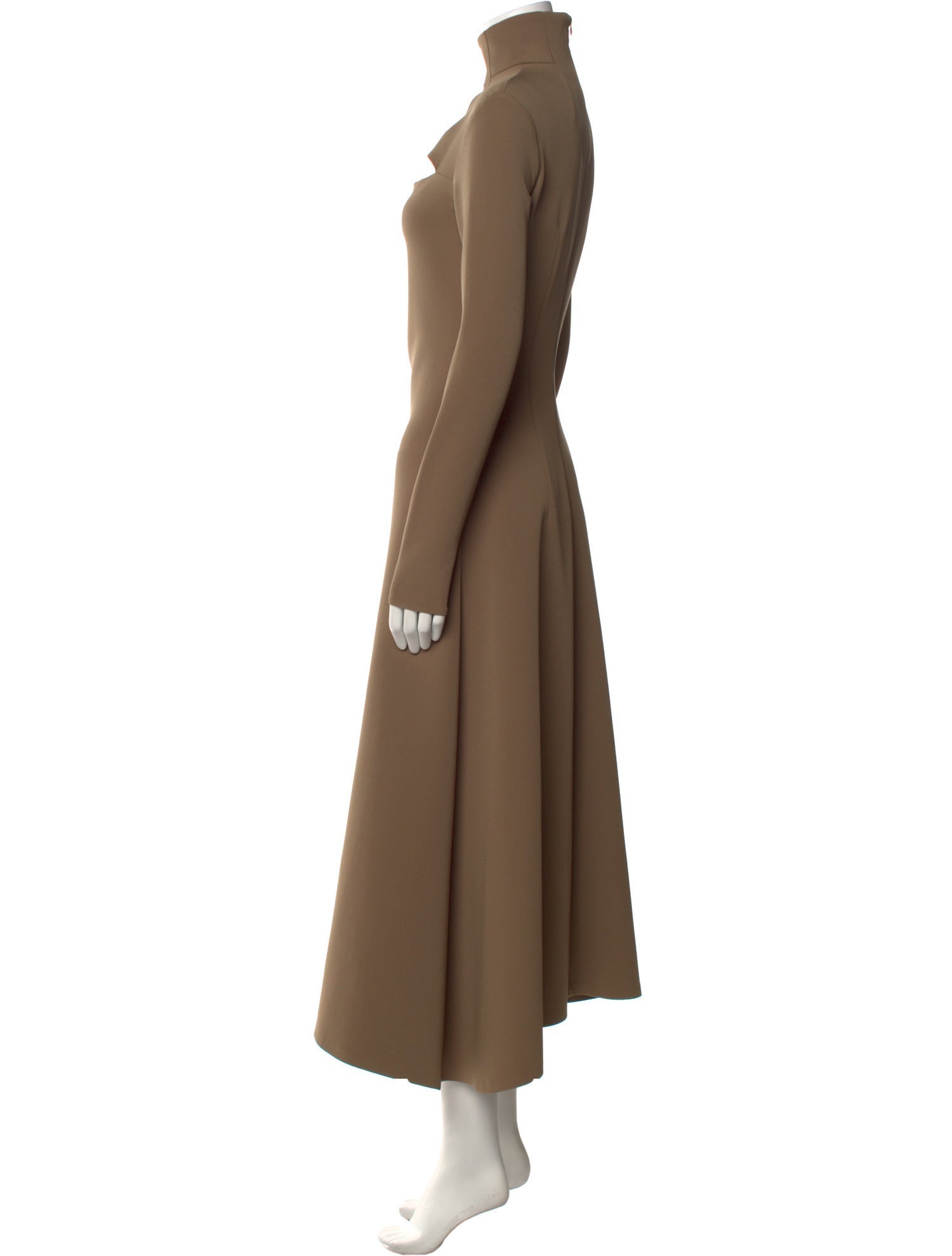 A.W.A.K.E. Mode Turtleneck Long Dress