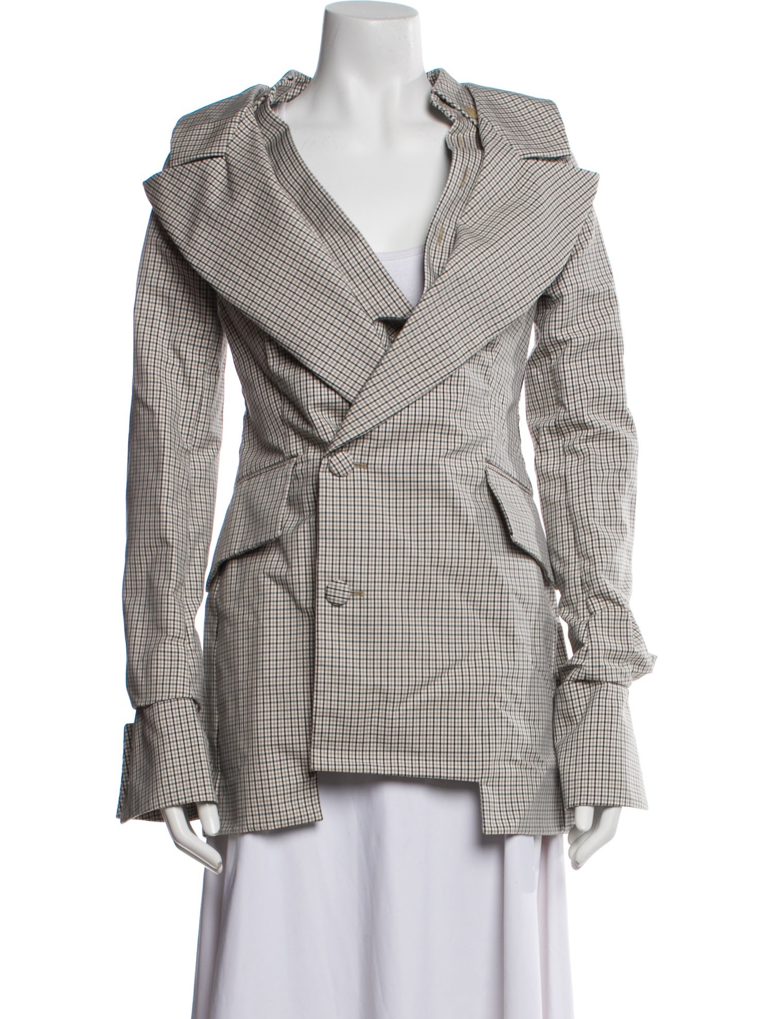 A.W.A.K.E. Mode Houndstooth Print Jacket w/ Tags