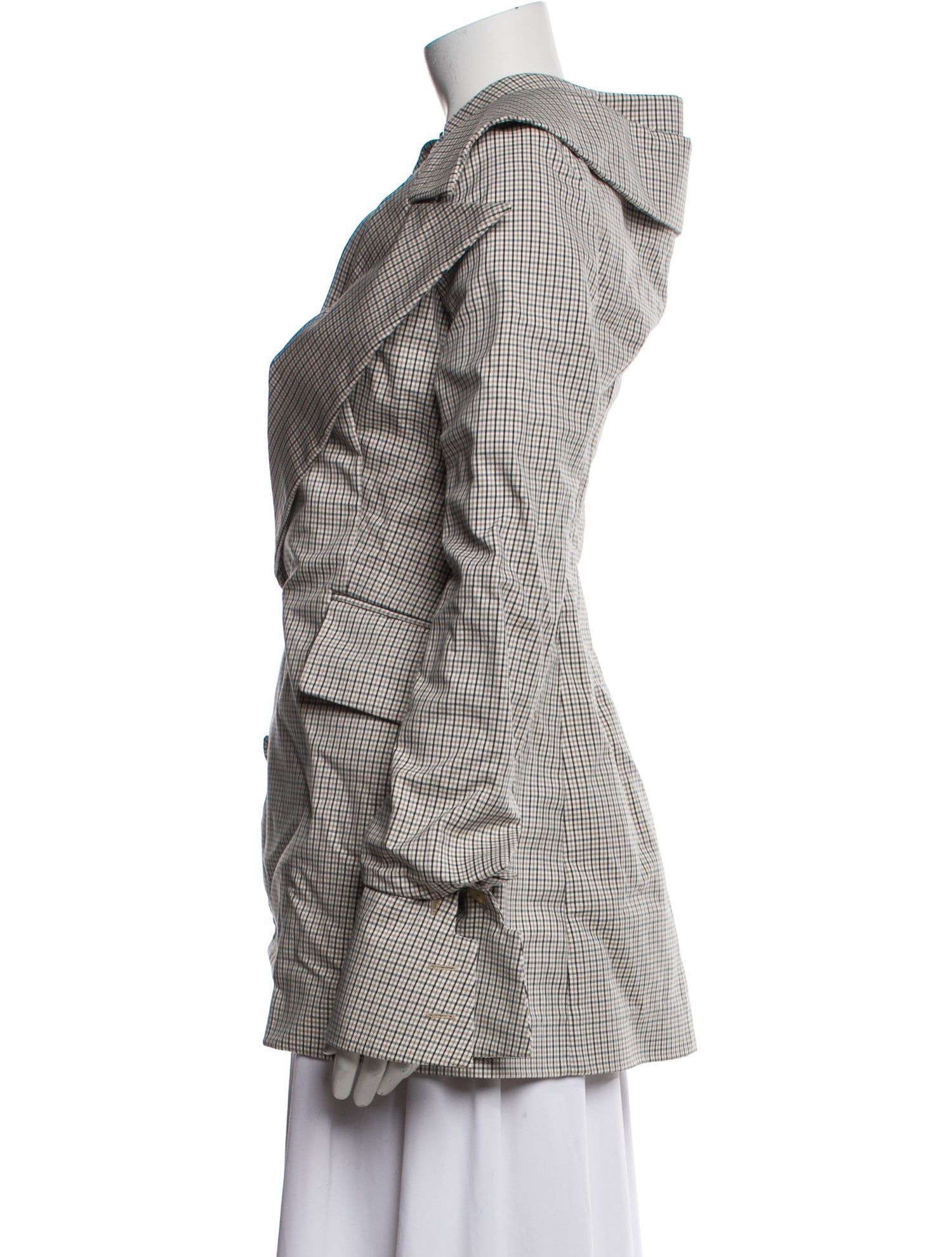 A.W.A.K.E. Mode Houndstooth Print Jacket w/ Tags