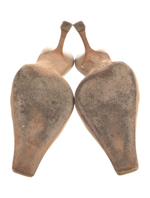 A.W.A.K.E. Mode Leather Chain-Link Accents Pumps