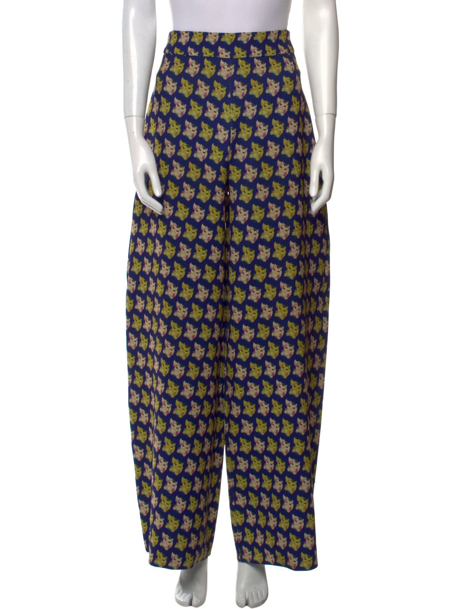 A.W.A.K.E. Mode Printed Wide Leg Pants