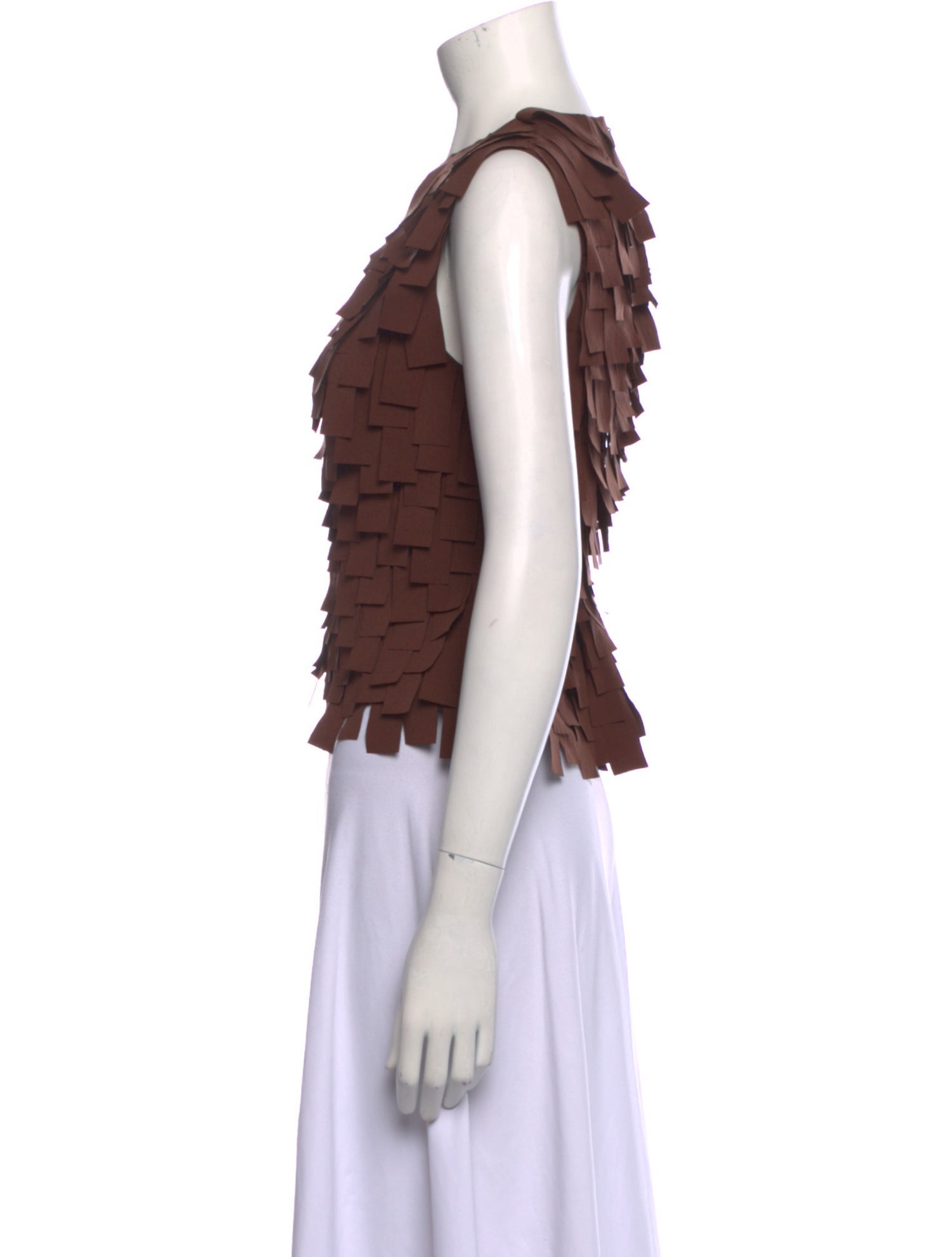 A.W.A.K.E. Mode Crew Neck Sleeveless Crop Top