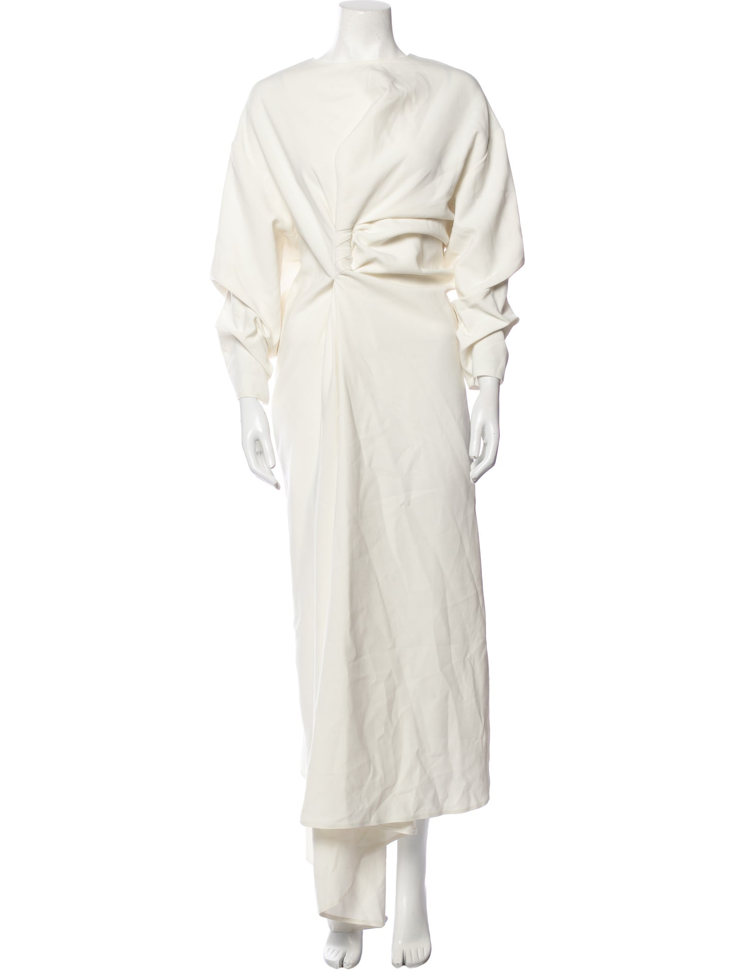 A.W.A.K.E. Mode Cowl Neck Long Dress