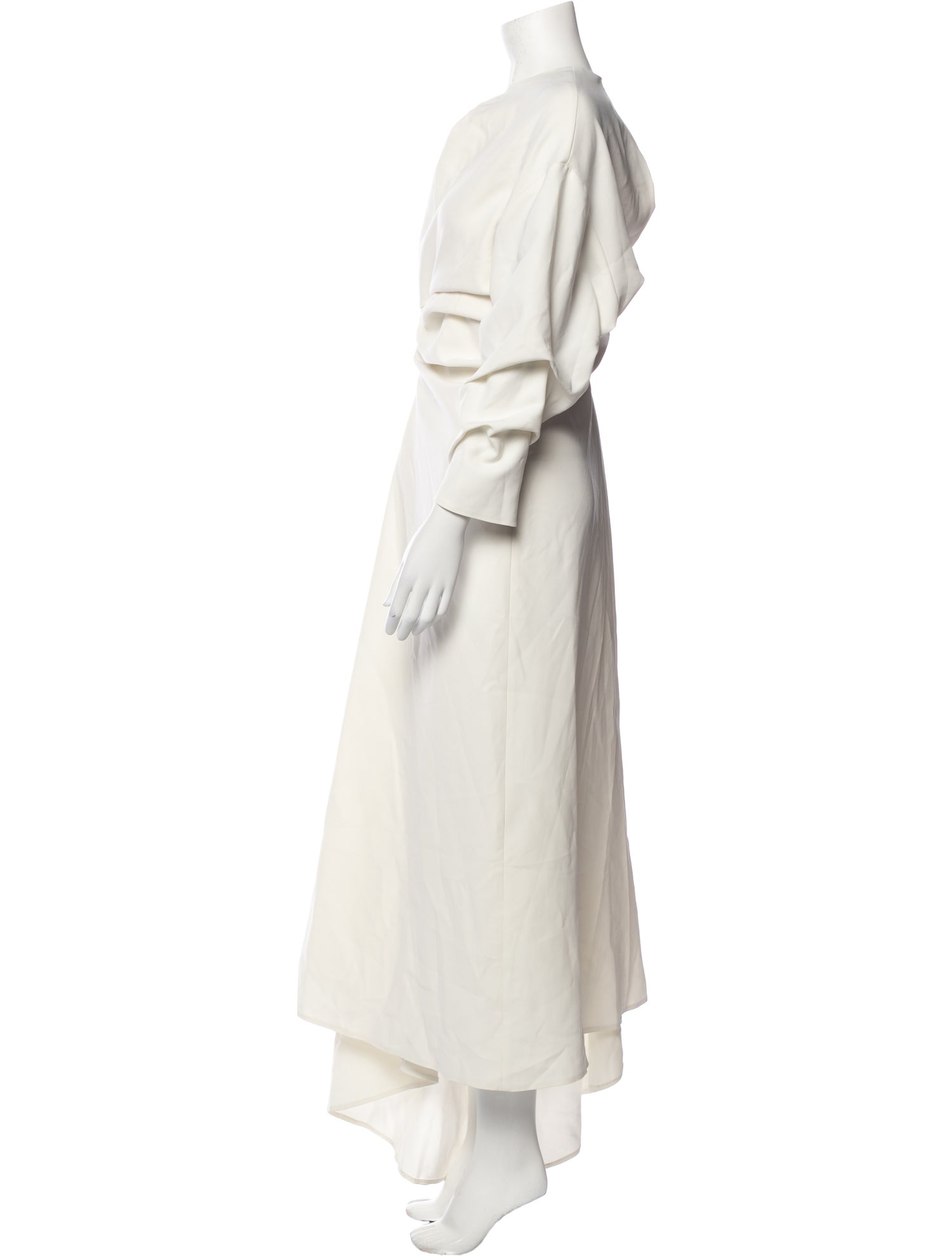 A.W.A.K.E. Mode Cowl Neck Long Dress