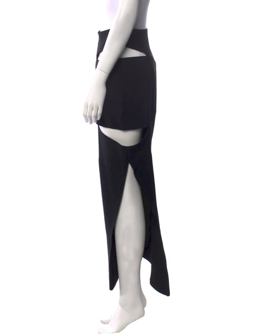 A.W.A.K.E. Mode Cutout Accent Midi Length Skirt