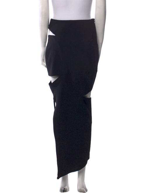 A.W.A.K.E. Mode Cutout Accent Midi Length Skirt