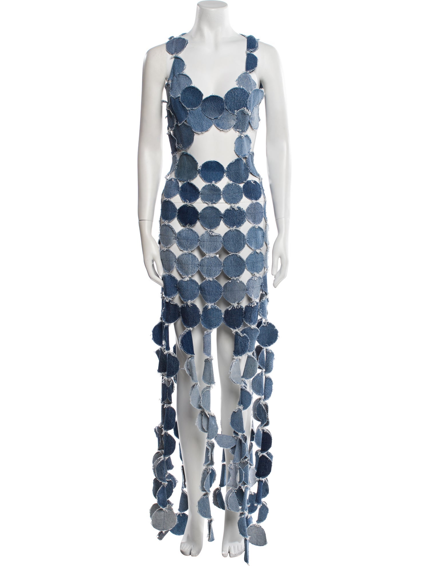A.W.A.K.E. Mode Scoop Neck Long Dress
