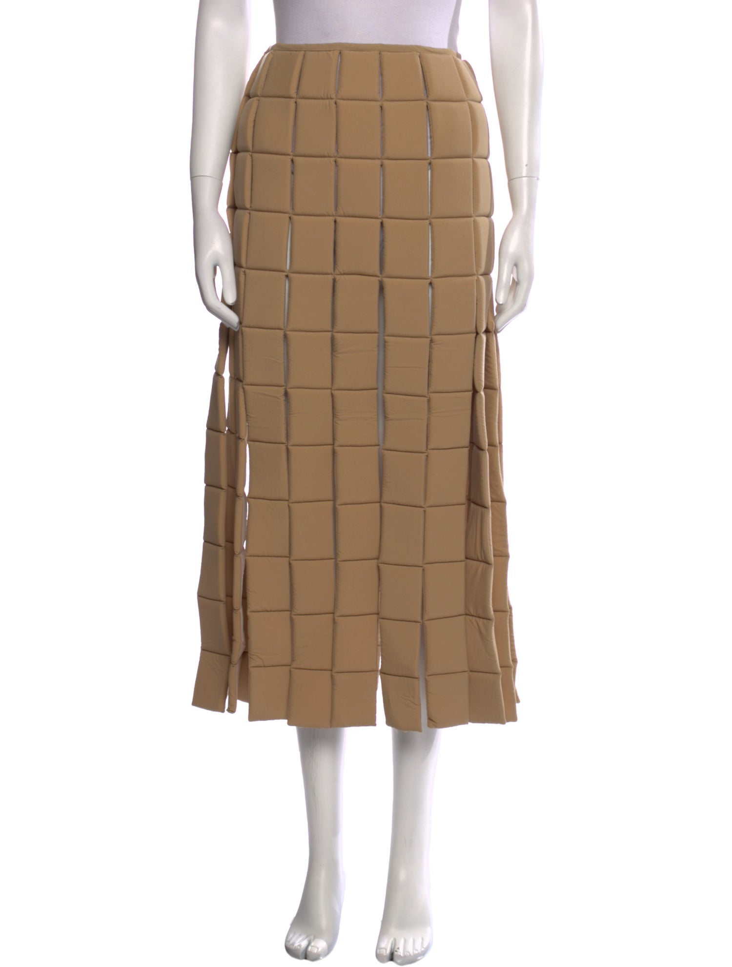 A.W.A.K.E. Mode Nylon Midi Length Skirt w/ Tags
