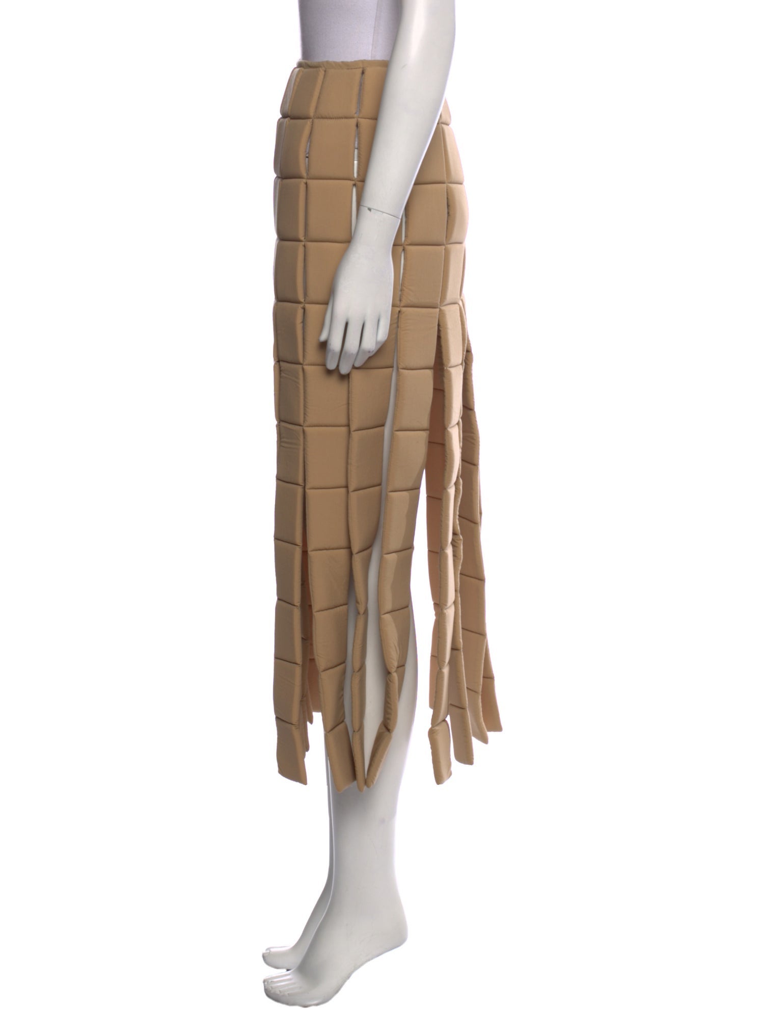 A.W.A.K.E. Mode Nylon Midi Length Skirt w/ Tags