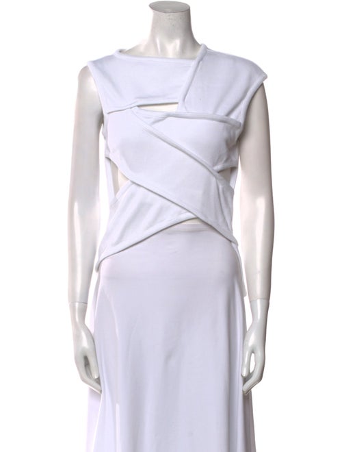 A.W.A.K.E. Mode Asymmetrical Sleeveless Crop Top