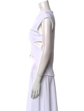 A.W.A.K.E. Mode Asymmetrical Sleeveless Crop Top