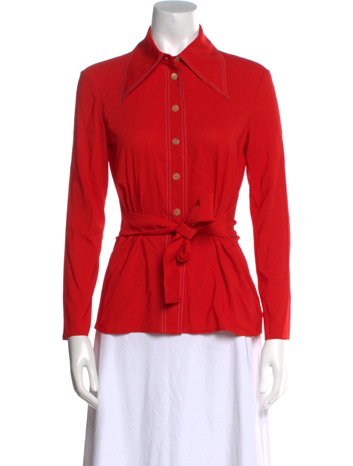 A.W.A.K.E. Mode Long Sleeve Button-Up Top