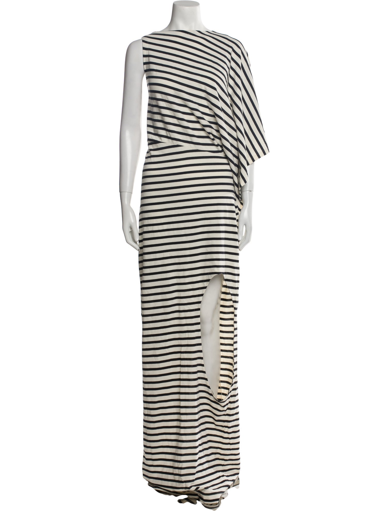 A.W.A.K.E. Mode Striped Long Dress