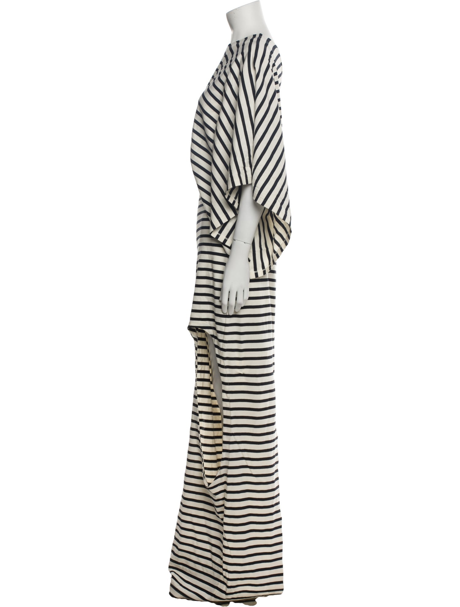A.W.A.K.E. Mode Striped Long Dress