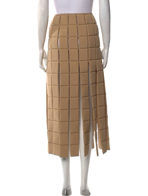 A.W.A.K.E. Mode Nylon Midi Length Skirt