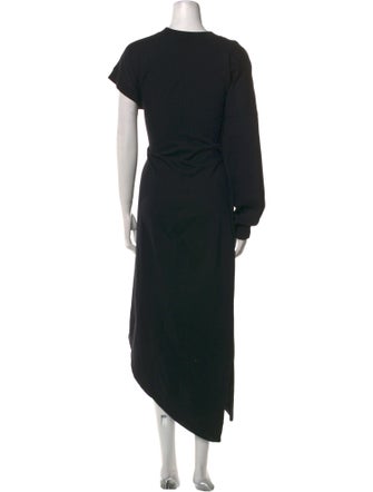 A.W.A.K.E. Mode Mock Neck Long Dress