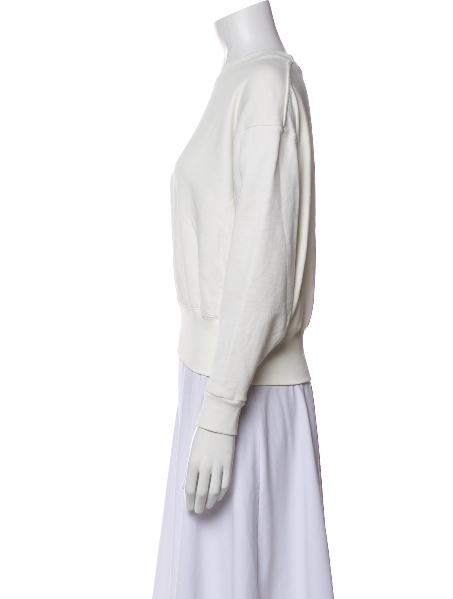 A.W.A.K.E. Mode Bateau Neckline Long Sleeve Sweatshirt