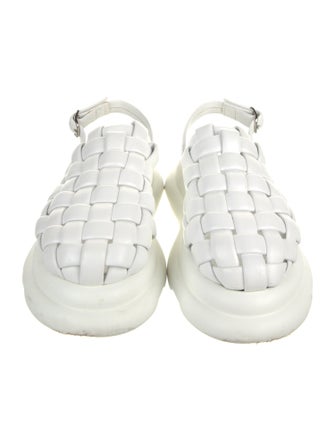 A.W.A.K.E. Mode Leather Slingback Flats