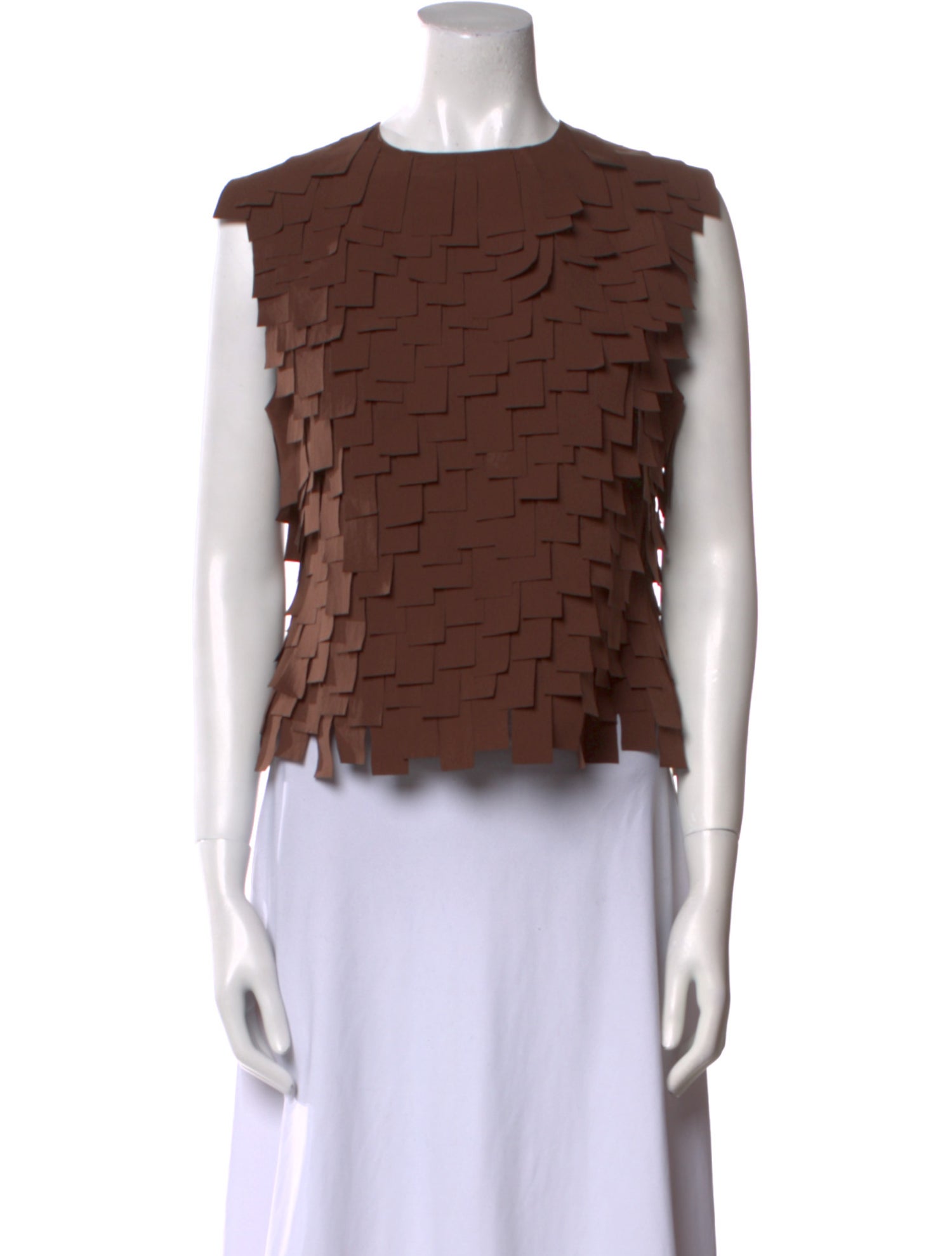 A.W.A.K.E. Mode Crew Neck Sleeveless Crop Top