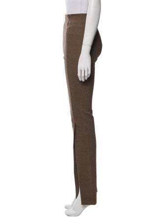 A.W.A.K.E. Mode Houndstooth Print Straight Leg Pants