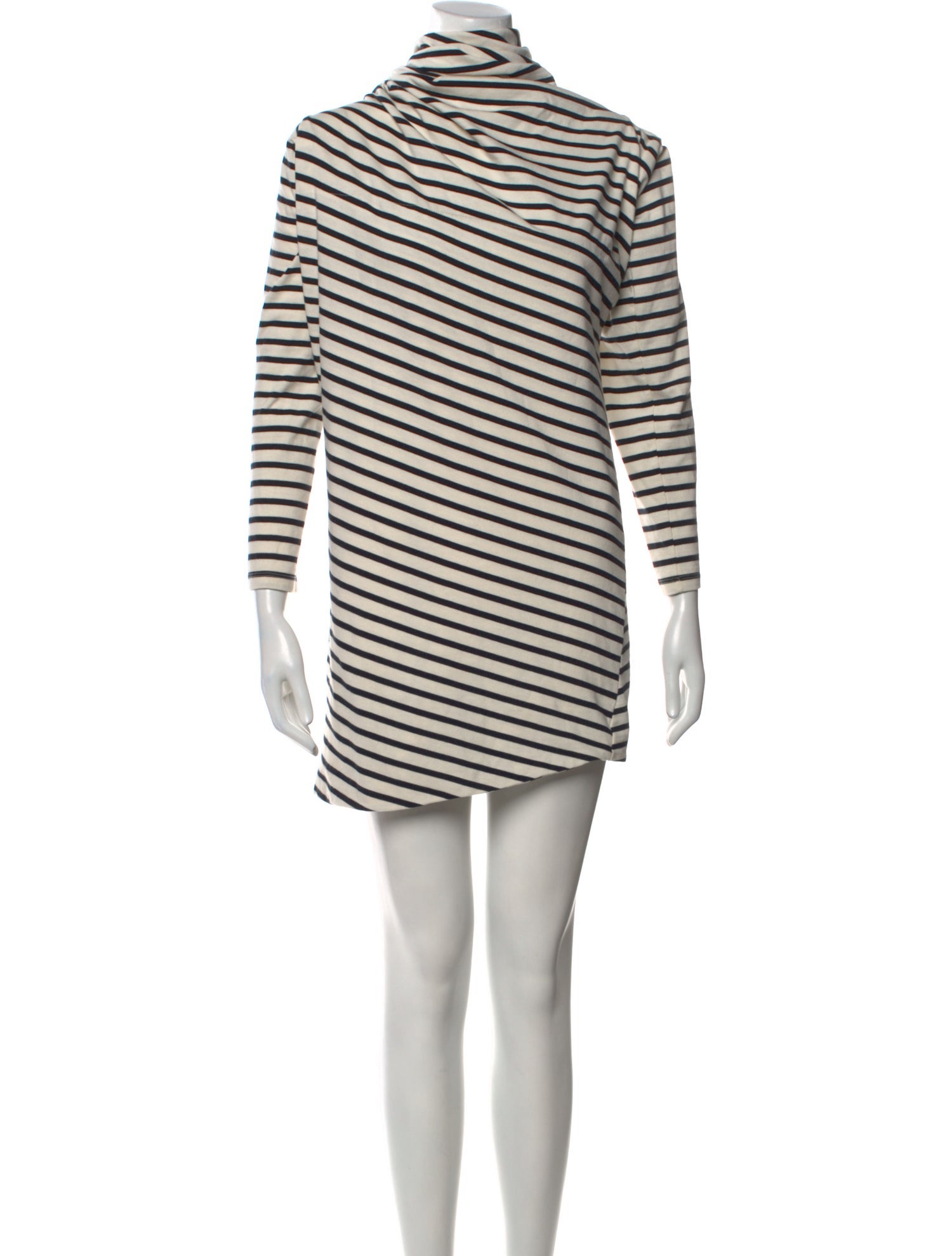 A.W.A.K.E. Mode Striped Mini Dress