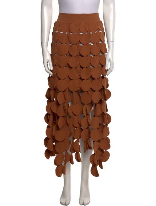 A.W.A.K.E. Mode Printed Midi Length Skirt