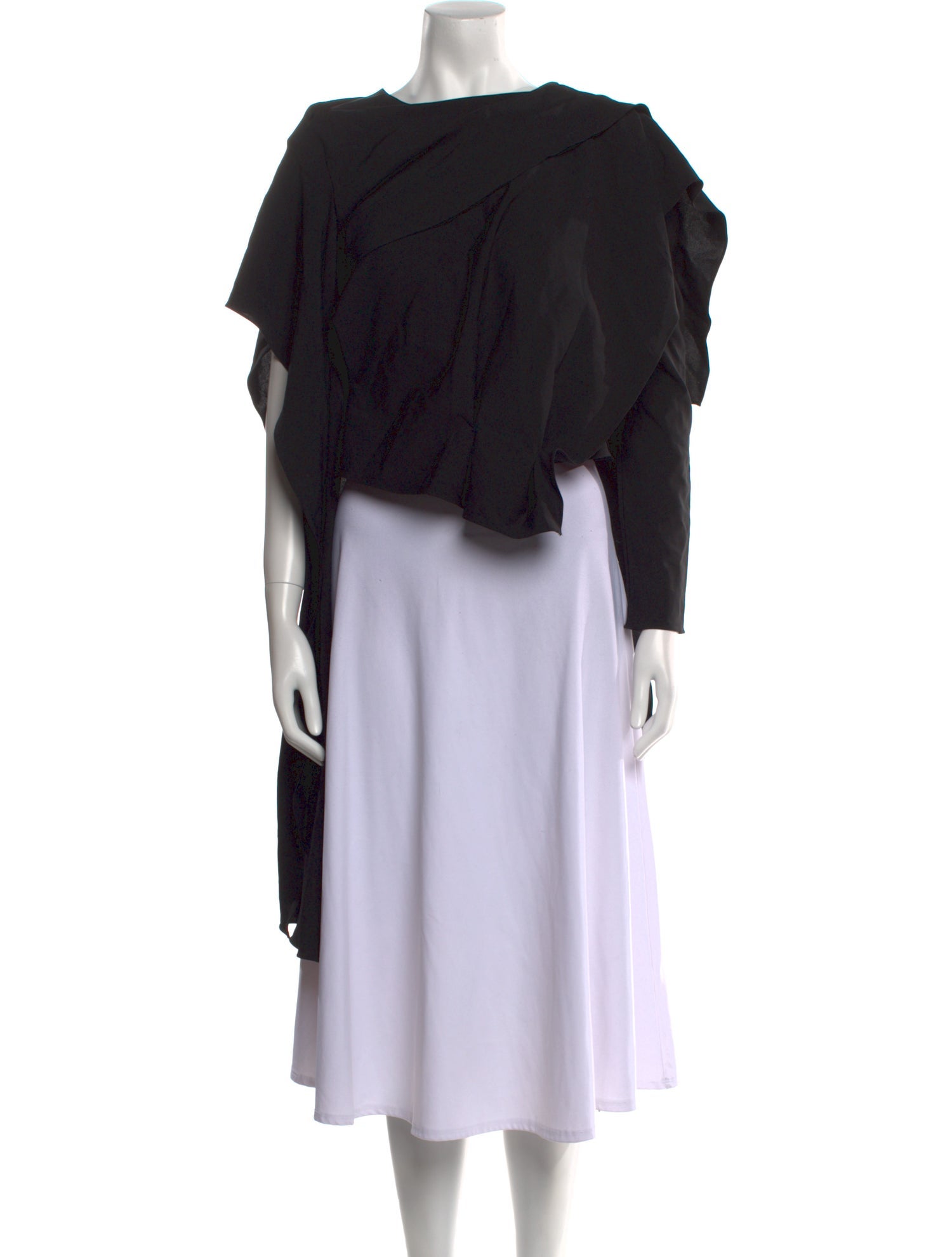 A.W.A.K.E. Mode Bateau Neckline Short Sleeve Crop Top